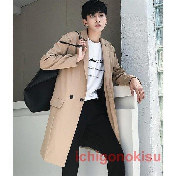 ファッション通販 スプリングコート メンズ トレンチコート ロング チェスター 春 スプリングコート メンズ トレンチコート 春 春物 21 ジャケット アウター コート 紳士 ロング チェスター コート アウター