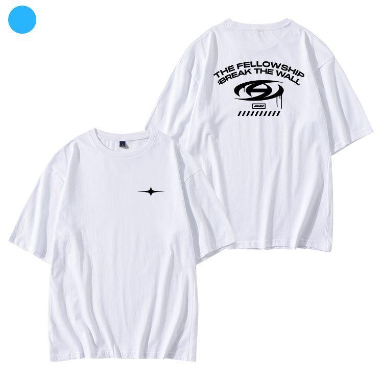 送料無料◇2023新品 ATEEZ BREAK THE WALL 韓流グッズ 半袖 Tシャツ 春 