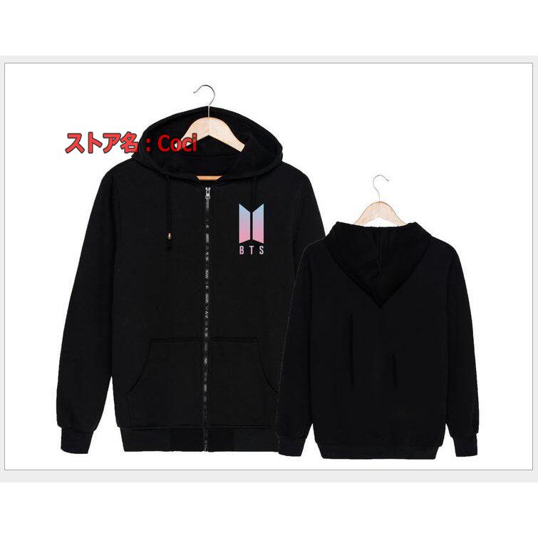 BTS パーカー 3color MISSING ロゴパーカー BTS ジョングク 着用モデル | 日本