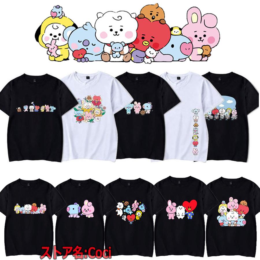 新品 BT21 Tシャツ 男女兼用 大人用 子供用 韓流グッズ レディース 