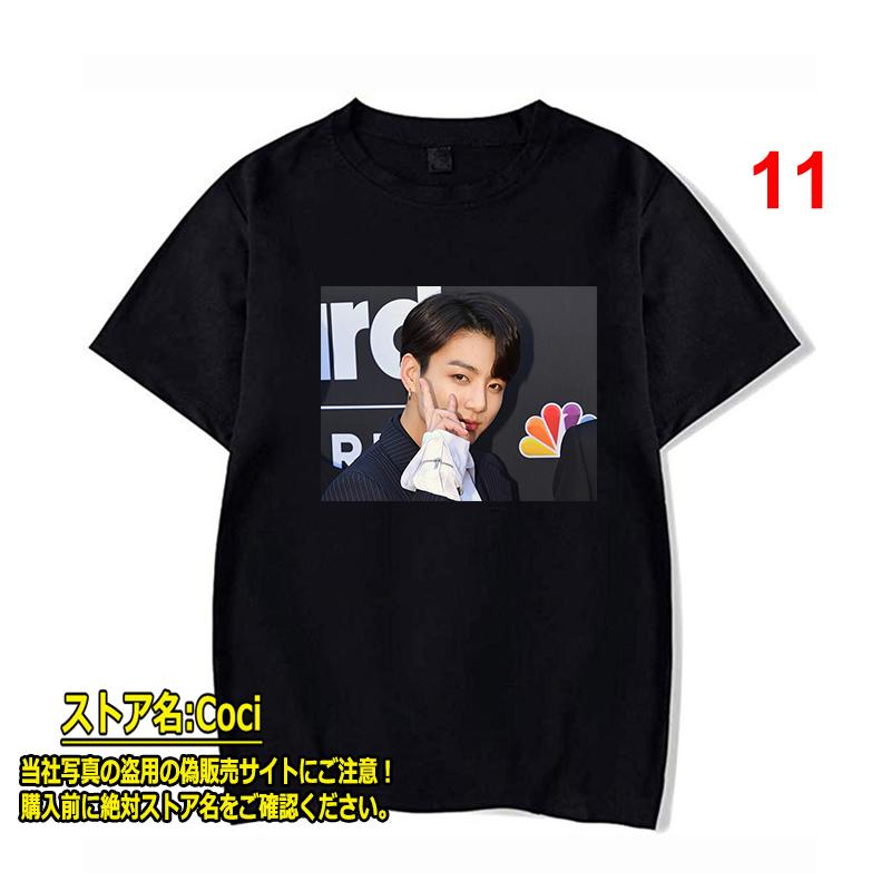 新品 BTS Tシャツ JUNGKOOK ジョングク 男女兼用 大人用 子供用 韓流グッズ レディース メンズ ウェア 夏物 グッズ 服 防弾少年団  半袖 応援服 丸首 BT21