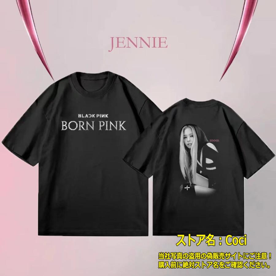 【5％OFF】 BLACKPINK コート 春夏 Tシャツ 半袖 韓流グッズ PINK」 「BORN トップス
