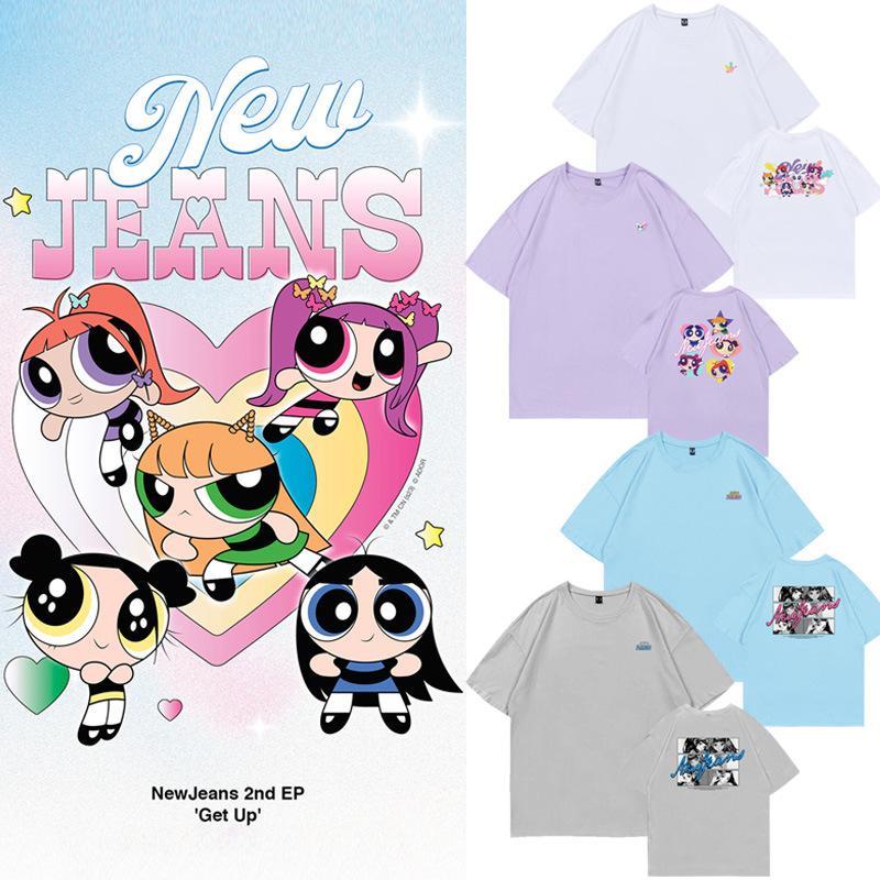 NewJeans 韓流グッズ 半袖 Tシャツ 春夏 コート 男女 周辺 応援服 打歌 