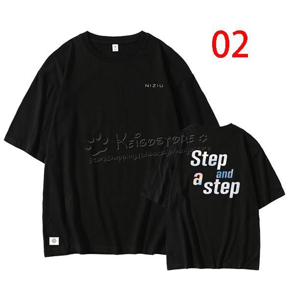 NIZIU NiziU Step And A 韓流グッズ 半袖 Tシャツ 春夏 コート 男女 