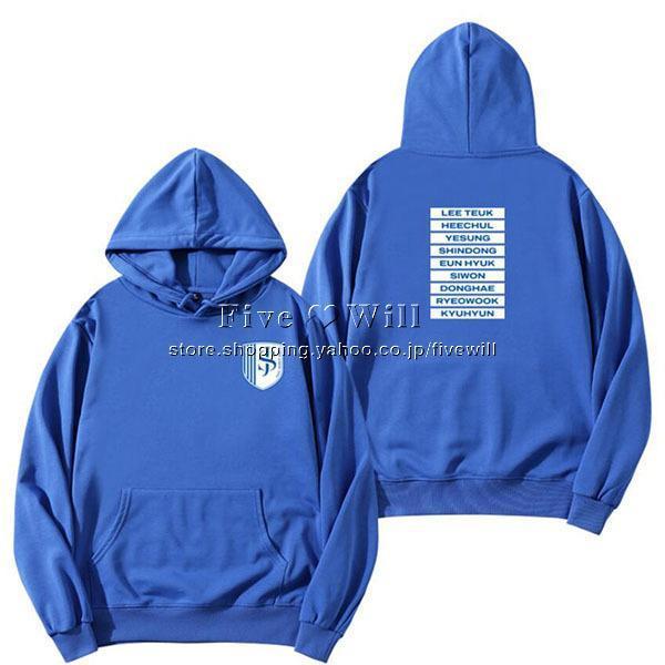 Super Junior 韓流グッズ パーカー スウェット フード付き 春秋冬 男女 