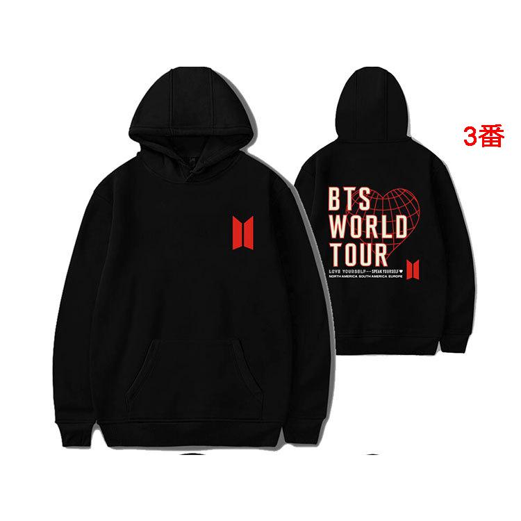 長袖 防弾少年団 BTS パーカー スウェット プルオーバー レディース 
