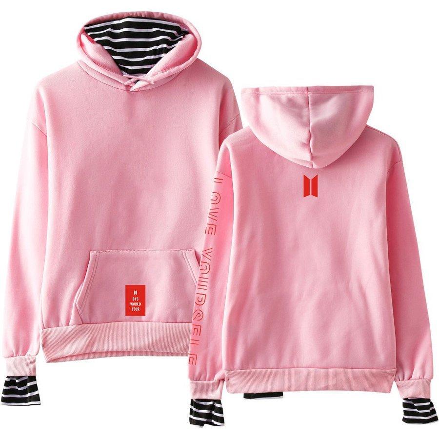 BTS ジョングク　パーカー　JK 白　ピンク　フーディー　XL 2個セット BTS ジョングクパーカーJK 白ピンクフーディーXL 2個セット