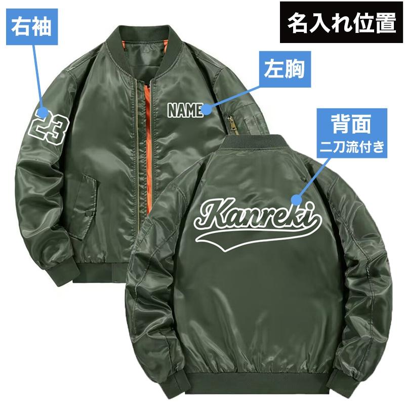 オリジナル 名入れ スタジャン 番号入れ 作成 自作 野球風 パーカー