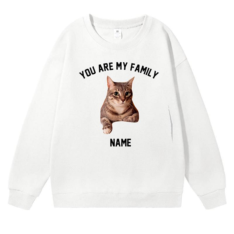 オリジナル トレーナー ペット 写真プリント 名入れ 作成 自作 ギフト 1枚からOK お祝い フード無し 犬 猫 記念 イベント 画像 プリント パーカー |  | 07