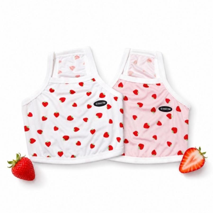 フレブル服 吸汗速乾 いちご メッシュ クロップド タンクトップ L XL 2XL 3XL 4XL 5XL 中型犬 大型犬 フレンチブルドッグ 夏 doggystar ドッギースター |  | 01