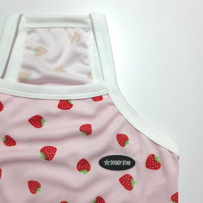 フレブル服 吸汗速乾 いちご メッシュ クロップド タンクトップ L XL 2XL 3XL 4XL 5XL 中型犬 大型犬 フレンチブルドッグ 夏 doggystar ドッギースター |  | 03