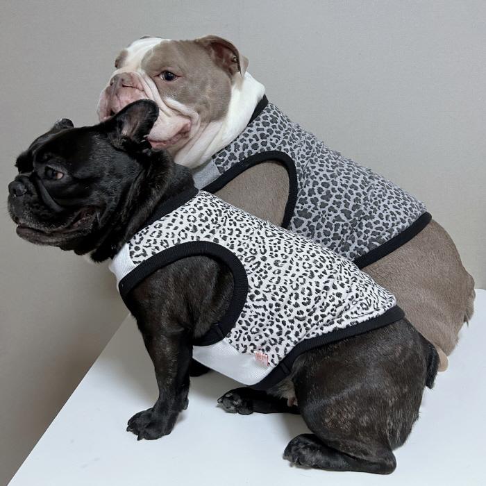 フレブル服 3XL ヒョウ柄 タンクトップ レオパード 中型犬 大型犬