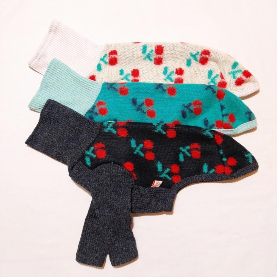 セール イタグレ 服 チェリー 長袖 ニット Tシャツ S M L XL 2XL 3XL 小型犬 中型犬 大型犬 ウィペット服 べドリントンテリア服 doggystar ドッギースター |  | 05