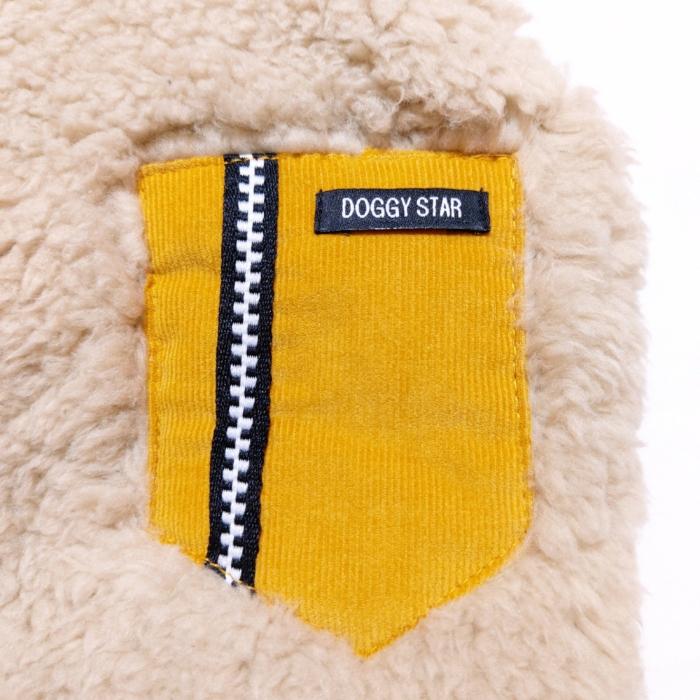 イタグレ服 もこもこ ボア ポケット フリース ロンパース つなぎ