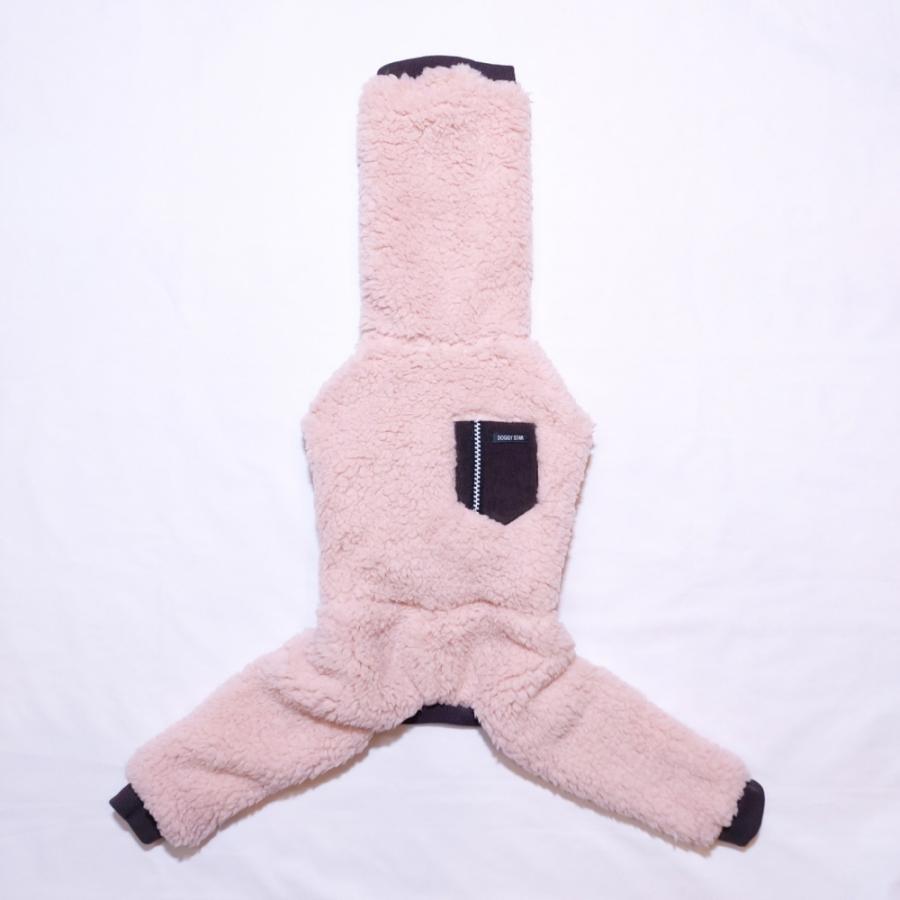 イタグレ服 ボア ポケット フリース ロンパース つなぎ 小型犬 イタグレ服 ボア ポケット フリース ロンパース つなぎ 小型犬