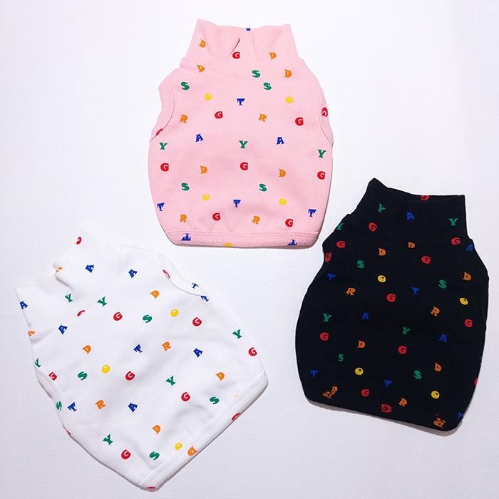 イタグレ服 アルファベットクロップド トップス ショート丈 Tシャツ S M L XL 2XL 3XL 小型犬 中型犬 大型犬 春 夏服 doggystar |  | 04