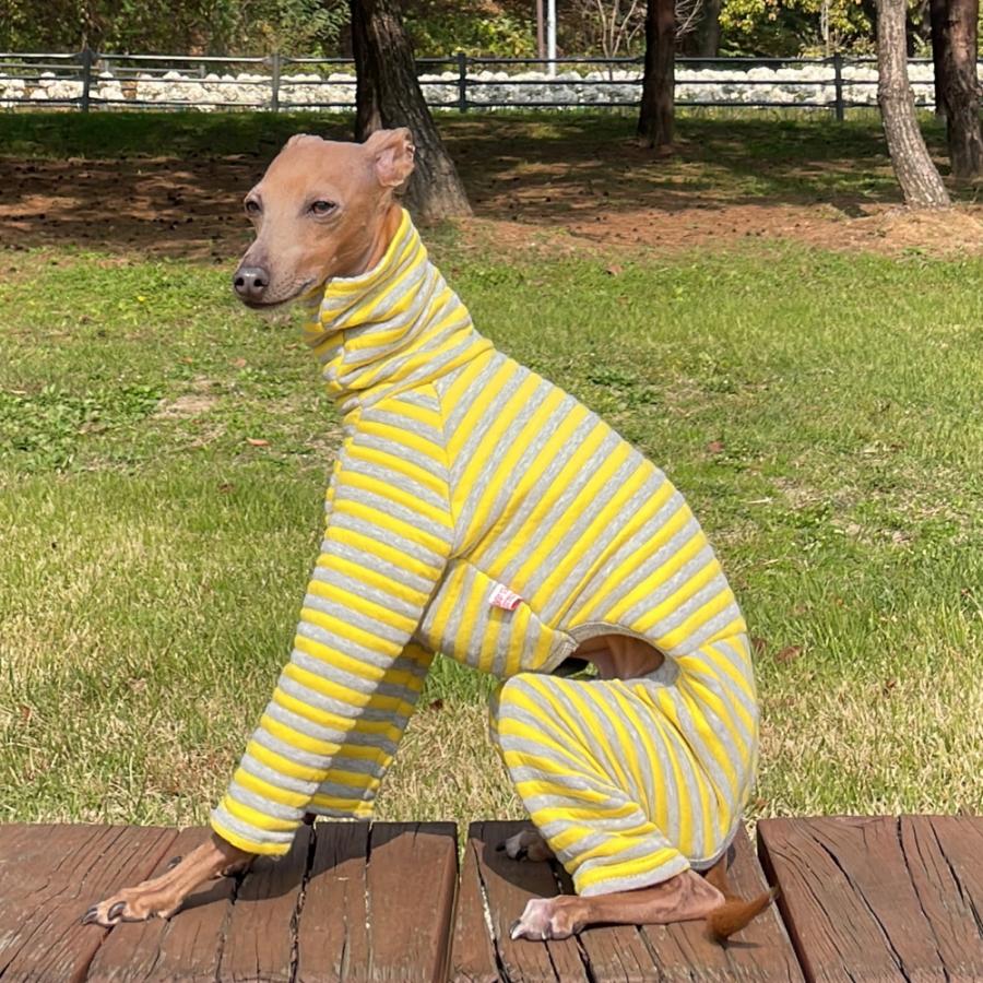 イタグレ服 セール ボーダー キルティング ロンパース 小型犬 中型犬 春 初秋 秋 冬 ドッギースター doggystar |  | 14