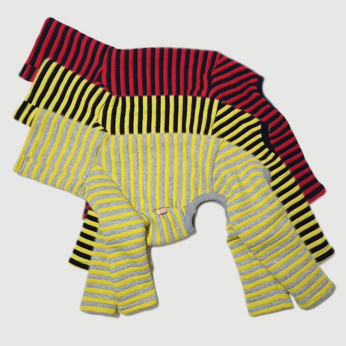 イタグレ服 セール ボーダー キルティング ロンパース 小型犬 中型犬 春 初秋 秋 冬 ドッギースター doggystar |  | 04