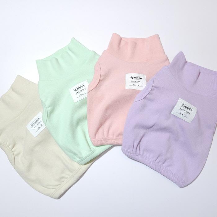 イタグレ服 パステルカラー クロップド トップス ショート丈 Tシャツ S M L XL 2XL 3XL 小型犬 中型犬 大型犬 無地 春 夏服 doggystar ドッギースター |  | 05