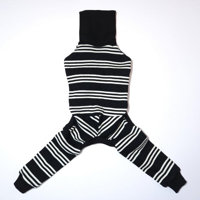 イタグレ服  ボーダーロンパース つなぎ 伸縮性抜群 小型犬 中型犬 春夏服 秋冬服 doggystar ドッギースター |  | 01