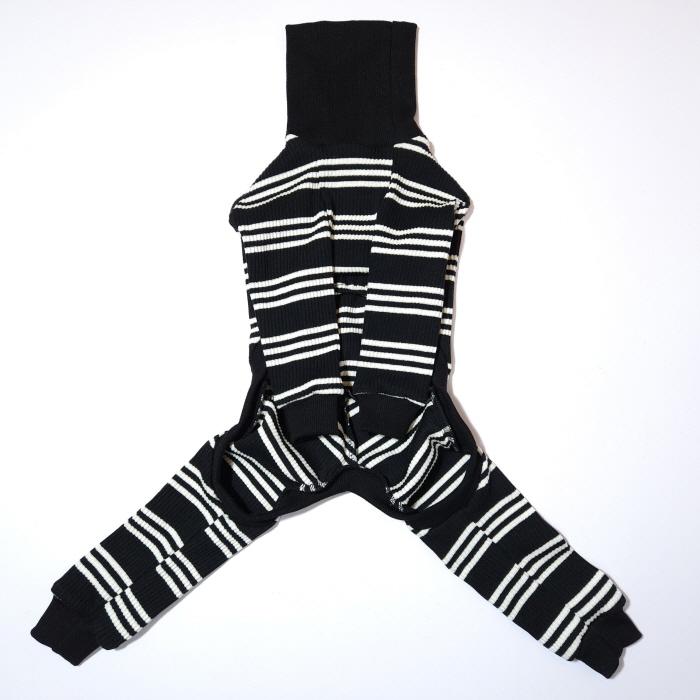 イタグレ服  ボーダーロンパース つなぎ 伸縮性抜群 小型犬 中型犬 春夏服 秋冬服 doggystar ドッギースター |  | 07