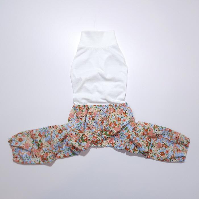 イタグレ服 花柄 サルエルパンツ もんぺパンツ ロンパース つなぎ S M L XL 2XL 3XL ゆったり イタグレ服 小型犬 中型犬 大型犬 春 夏 doggystar ドッギースター |  | 02