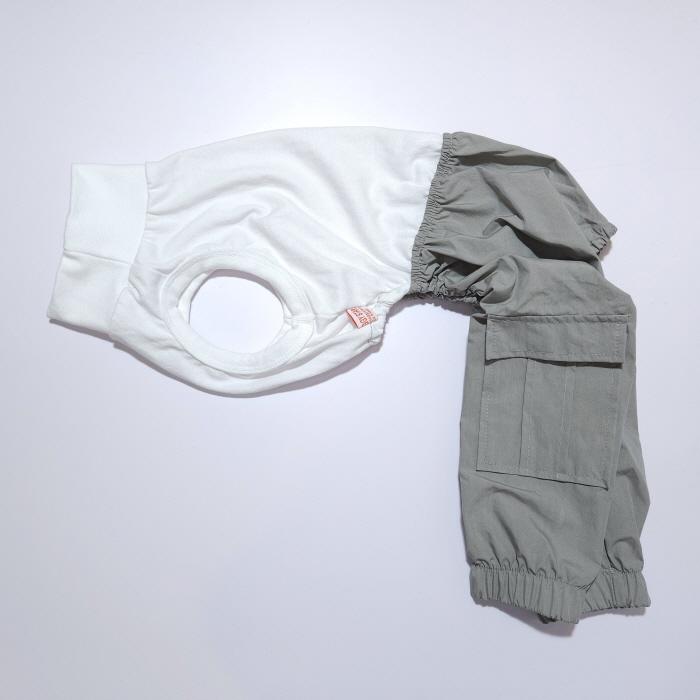 イタグレ服 カーゴパンツ ロンパース つなぎ S M L XL 2XL 3XL パラシュートパンツ ワイドパンツ ゆったり 小型犬 中型犬 大型犬 春 夏 秋 冬 doggystar |  | 01