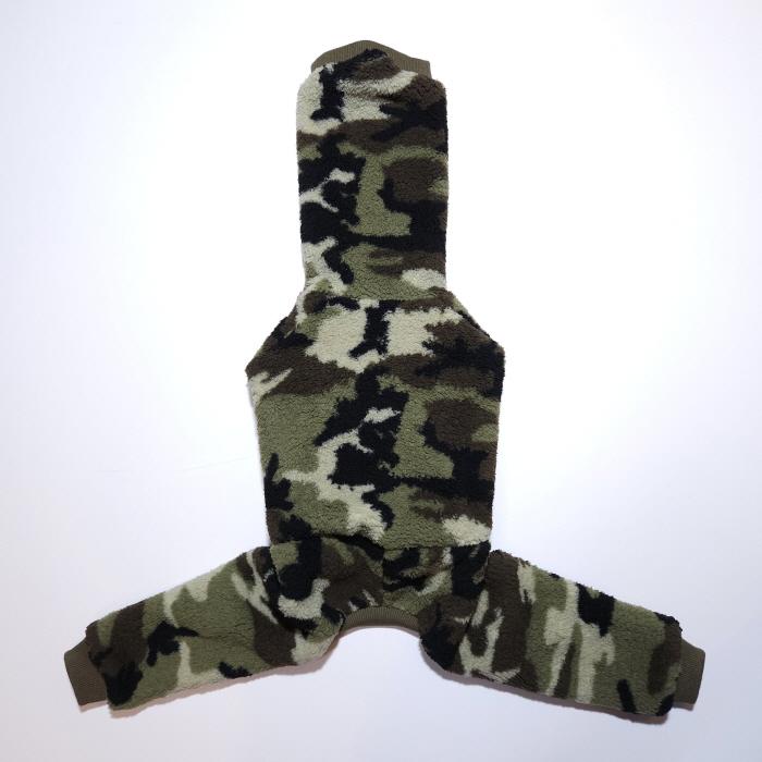 イタグレ服 ネイティブ柄 迷彩柄 フリース ロンパース S M L XL 2XL 3XL 小型犬 中型犬 大型犬 秋冬 doggystar |  | 06