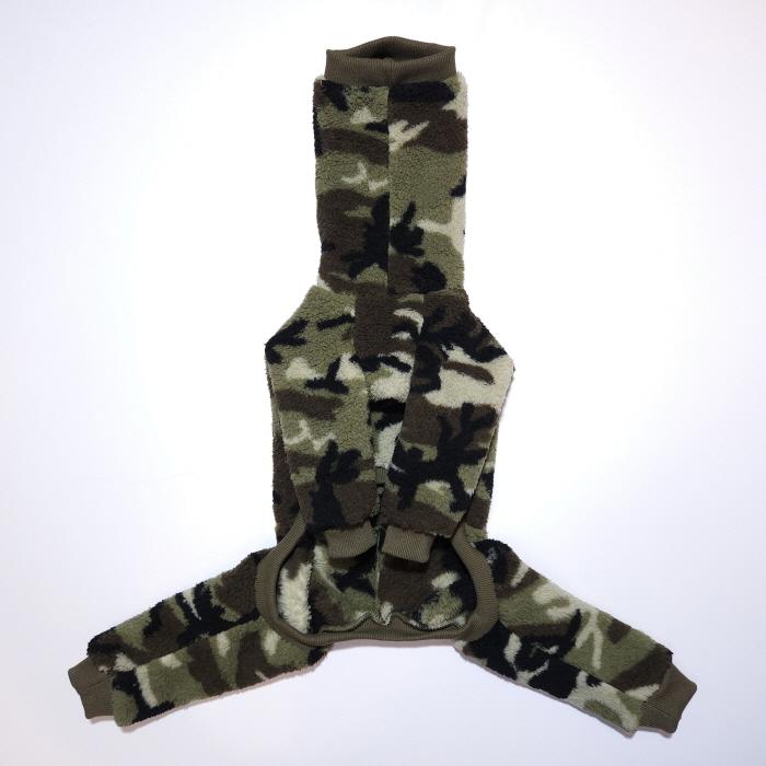 イタグレ服 ネイティブ柄 迷彩柄 フリース ロンパース S M L XL 2XL 3XL 小型犬 中型犬 大型犬 秋冬 doggystar |  | 07