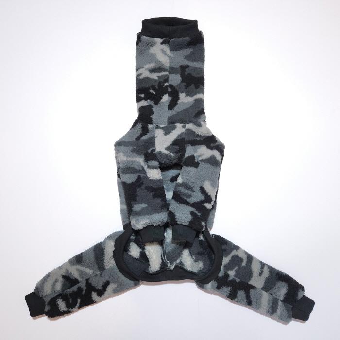 イタグレ服 ネイティブ柄 迷彩柄 フリース ロンパース S M L XL 2XL 3XL 小型犬 中型犬 大型犬 秋冬 doggystar |  | 09