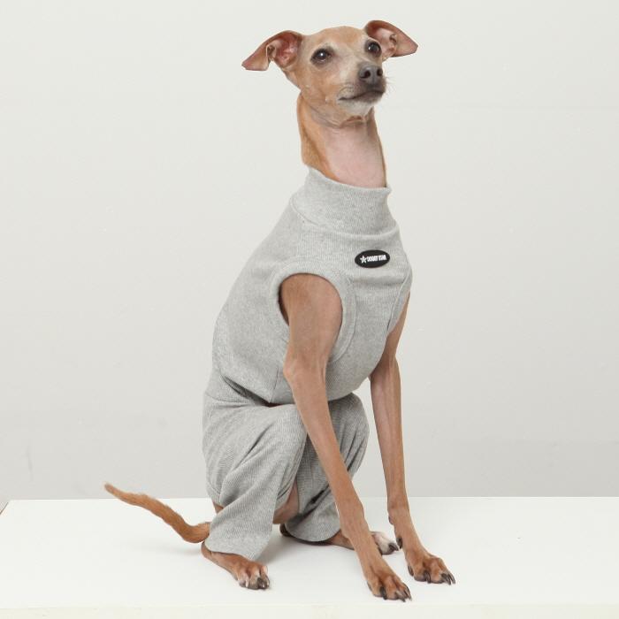 イタグレ服 無地コーデ ロンパース つなぎ S M L XL 2XL 3XL 小型犬 中型犬 大型犬 春 夏 秋 冬 doggystar ドッギースター |  | 16