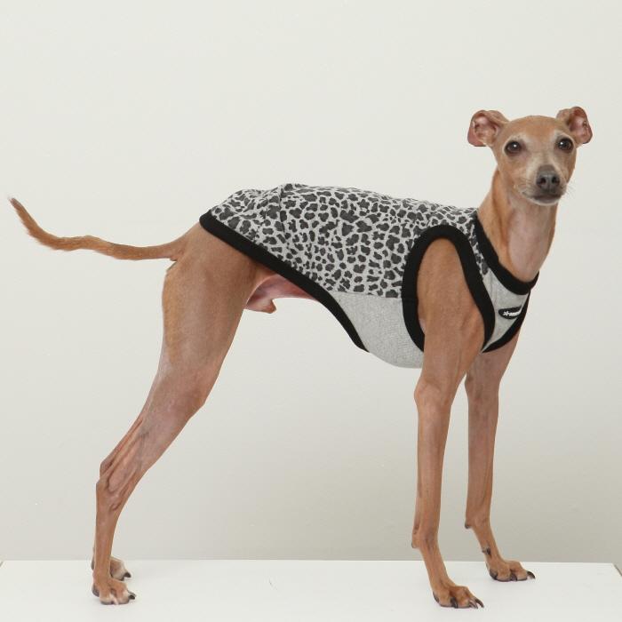 イタグレ服 ヒョウ柄 タンクトップ Tシャツ レオパード S M L XL 2XL 3XL 小型犬 中型犬 大型犬 春 夏服 doggystar ドッギースター | 