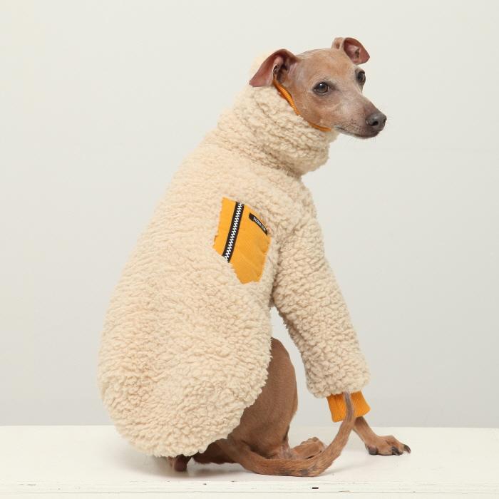 イタグレ服 ボア ポケット フリース 長袖 Tシャツ S M L XL 2XL 3XL 小型犬 中型犬 大型犬 秋 冬 doggystar ドッギースター |  | 18