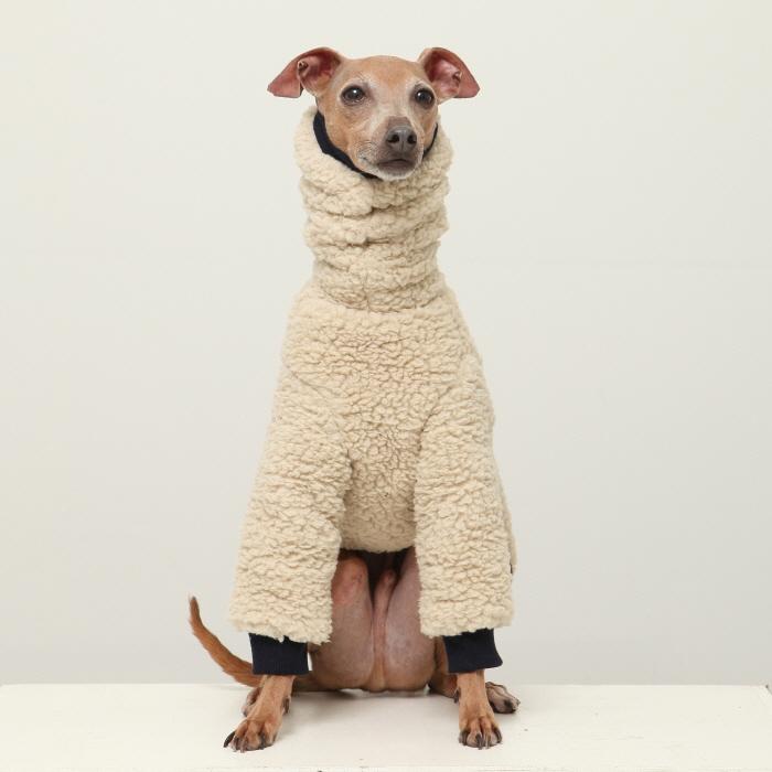 イタグレ服 ボア ポケット フリース 長袖 Tシャツ S M L XL 2XL 3XL 小型犬 中型犬 大型犬 秋 冬 doggystar ドッギースター |  | 13