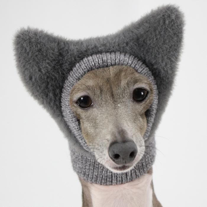 イタグレ帽子 耳付き ニットキャップ ビニー帽 ほっかむり帽子（服は含まれません） 小型犬 中型犬 秋冬 doggystar ドッギースター |  | 09