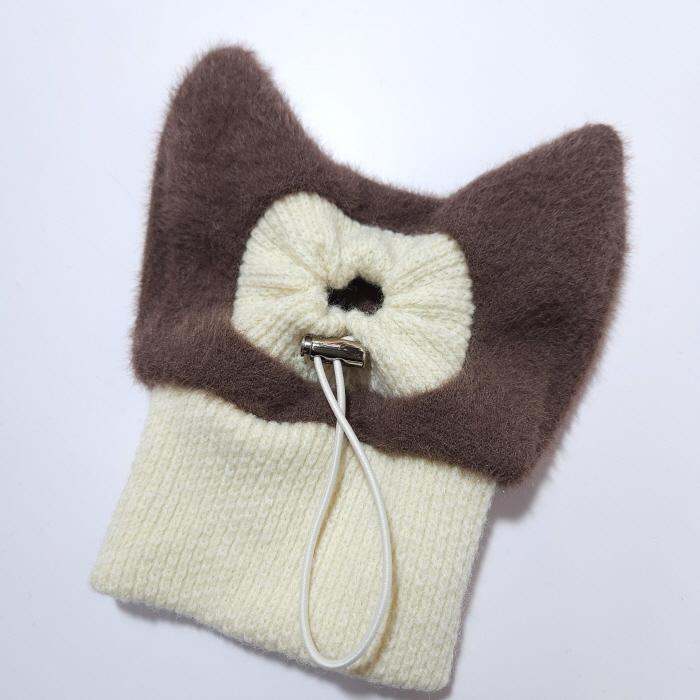 イタグレ帽子 耳付き ニットキャップ ビニー帽 ほっかむり帽子（服は含まれません） 小型犬 中型犬 秋冬 doggystar ドッギースター |  | 08