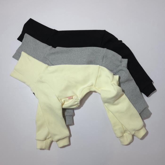 イタグレ服 ピーチ 無地 長袖 ロンパース つなぎ S M L XL 2XL 3XL 小型犬 中型犬 大型犬 春  秋 冬 doggystar ドッギースター |  | 04