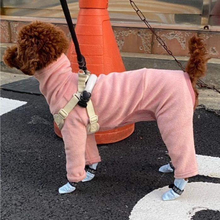 犬服 セール 起毛 ロンパース つなぎ S M L XL 小型犬 中型犬 秋冬服 doggystar ドッギースター | 