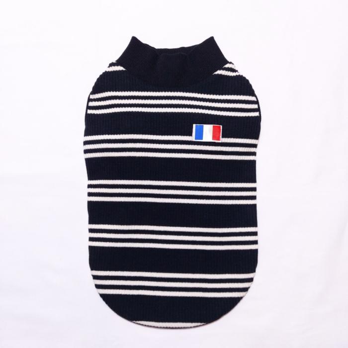 犬服 フランス ボーダー シンプル Tシャツ S M L XL 2XL 3XL 4XL 5XL 6XL 小型犬 中型犬 大型犬 春 夏 秋 冬 袖なし ペット服 doggystar ドッギースター |  | 03