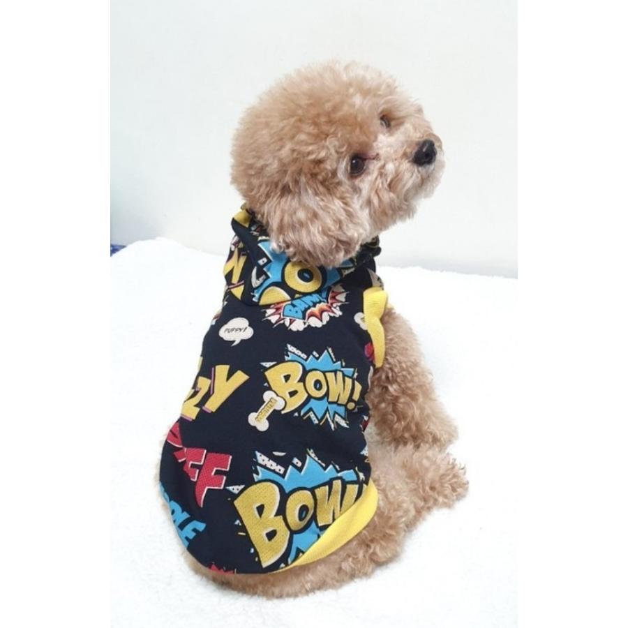 犬 服 パーカー コミック tシャツ S M L XL 小型犬 中型犬 犬のTシャツ 袖なし 犬服 かわいい ペット服 ドッグウェア 犬の服 doggystar ドッギースター |  | 04