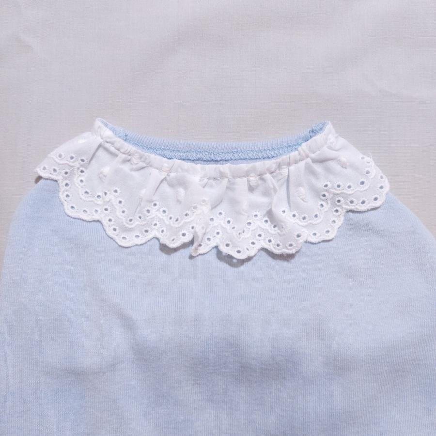 犬服 レース 襟 長袖 Tシャツ 可愛い シンプル 無地 小型犬 中型犬 春 夏 秋 冬 ペット服 doggystar ドッギースター |  | 07