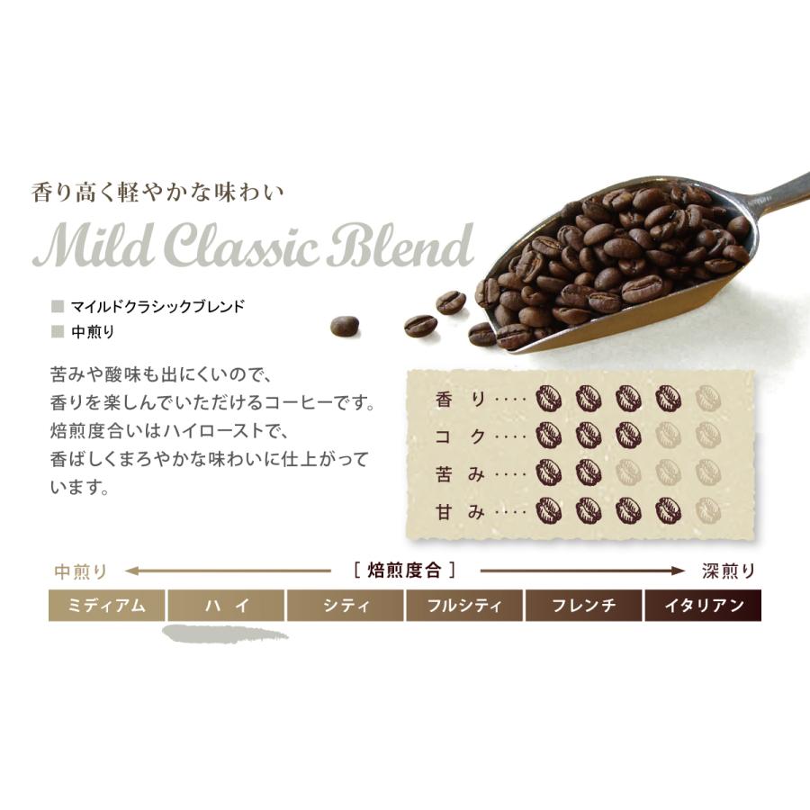 コクテール堂 コーヒー豆 500g 中煎り マイルドクラシックブレンド