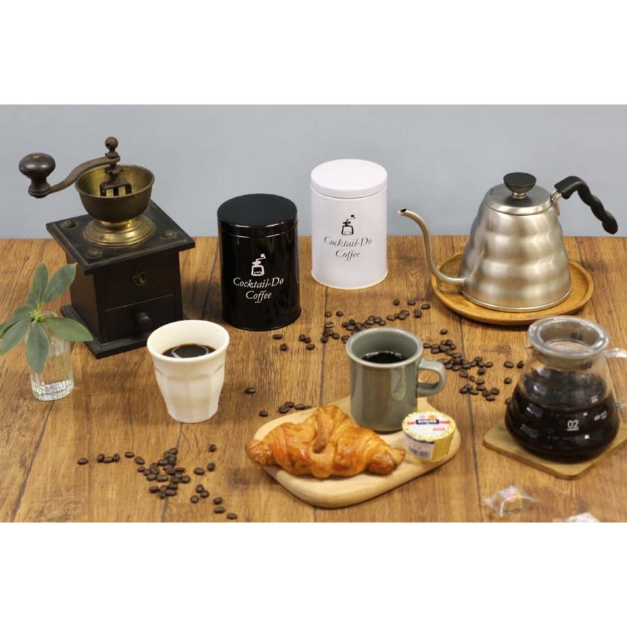 オーダー事例12】コーヒー キャニスター缶 レザーカバー