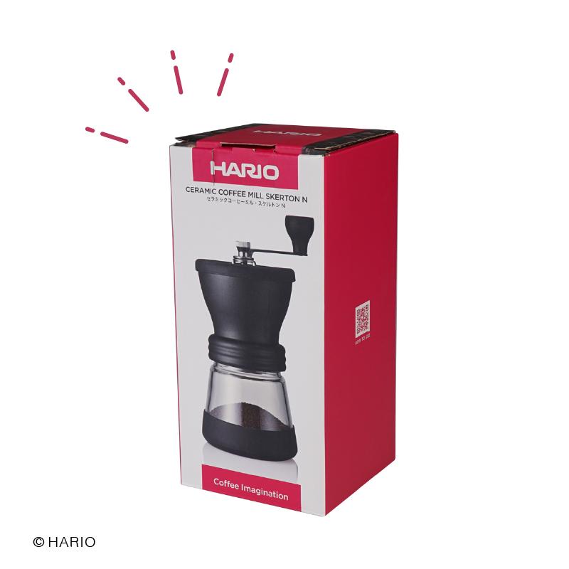 HARIO（ハリオ） セラミック コーヒーミル・スケルトンN おうちカフェ