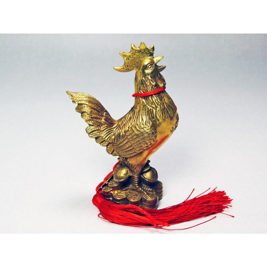 Rick様専用です 金鶏、金と宝石の鶏、翡翠と宝石の金の鶏、銅製の鶏