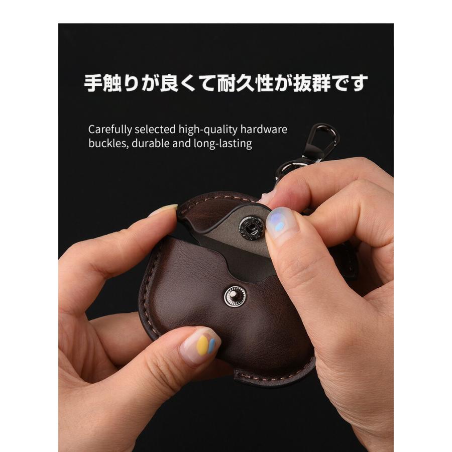 Apple Apple airpods4 第4世代 2024モデル用のケース PUレザー素材