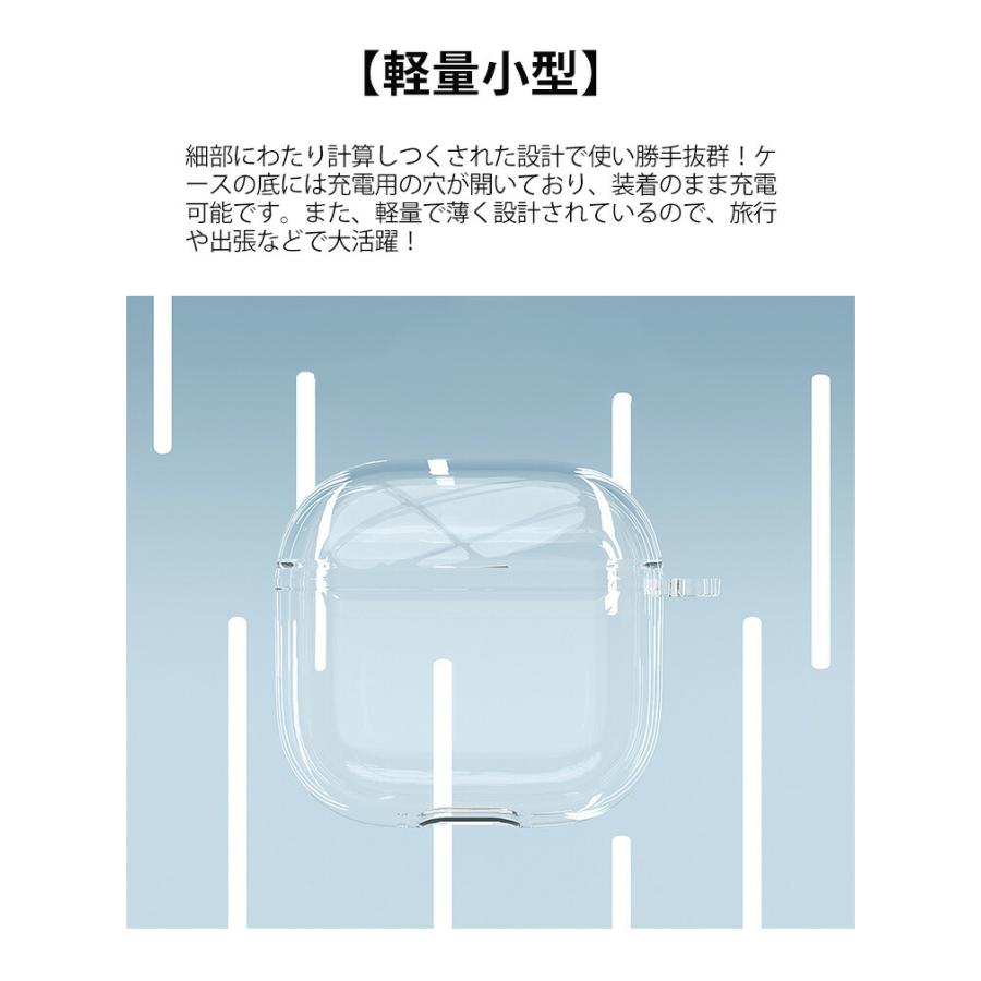 Apple Apple airpods4 第4世代 2024モデル用のケース TPU素材 カバー