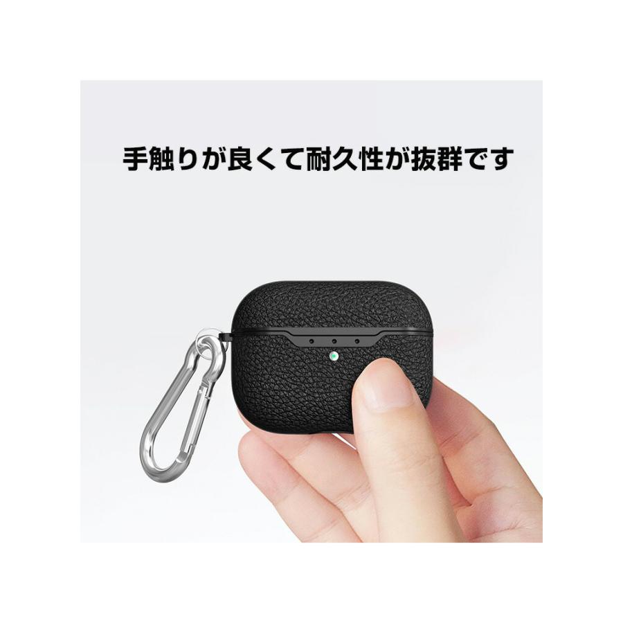 Apple AirPods4本体とケース Apple Air Pods4 シリコンケース カラビナ付き ケース : Arupi