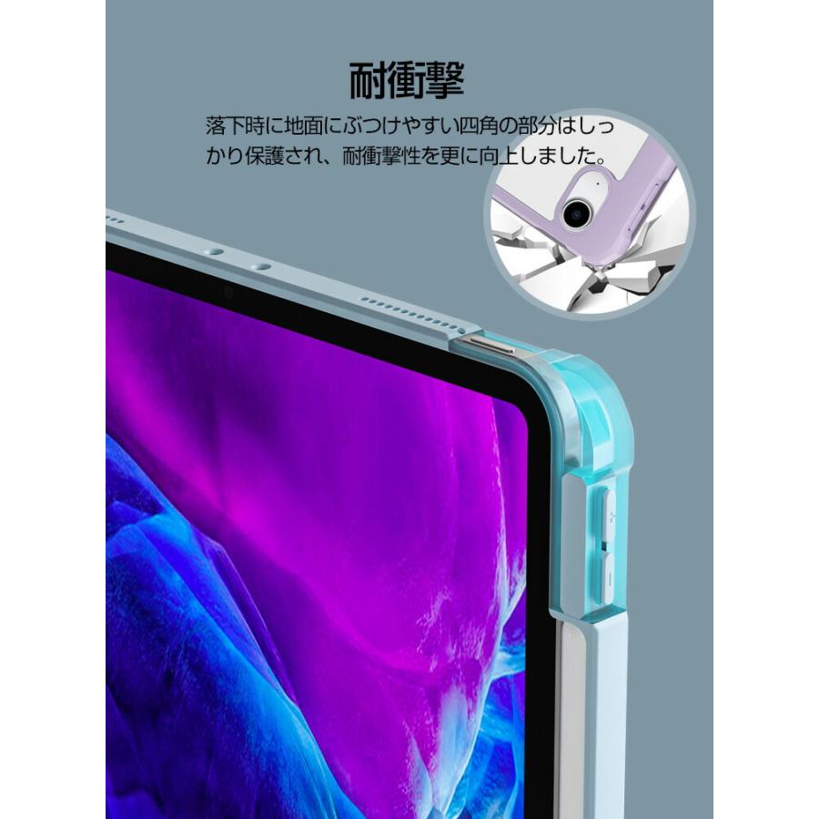 iPad Apple mini 7 2024モデル ケース 手帳型 カバー TPU&PUレザー素材