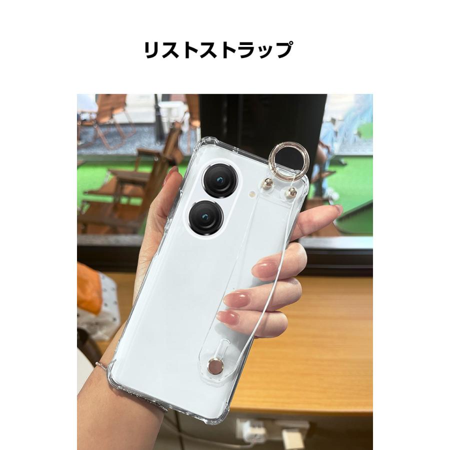 ASUS Zenfone 10 ケース カバー クリア CASE 衝撃に強いTPU素材 スマホ